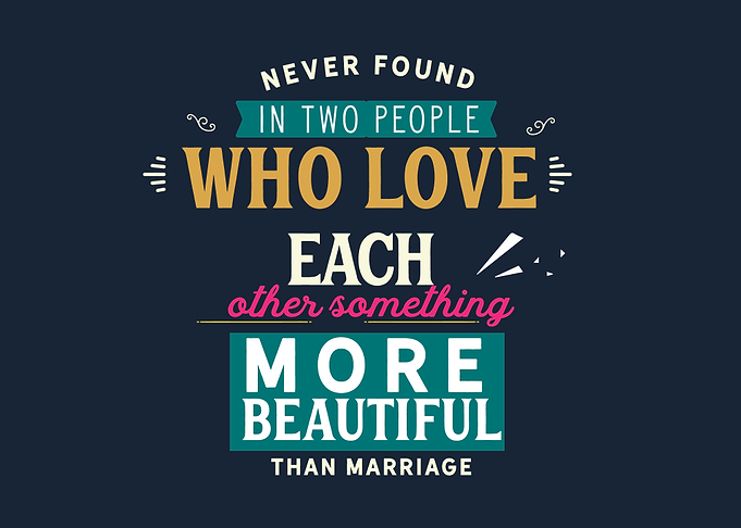 beautiful than marriage