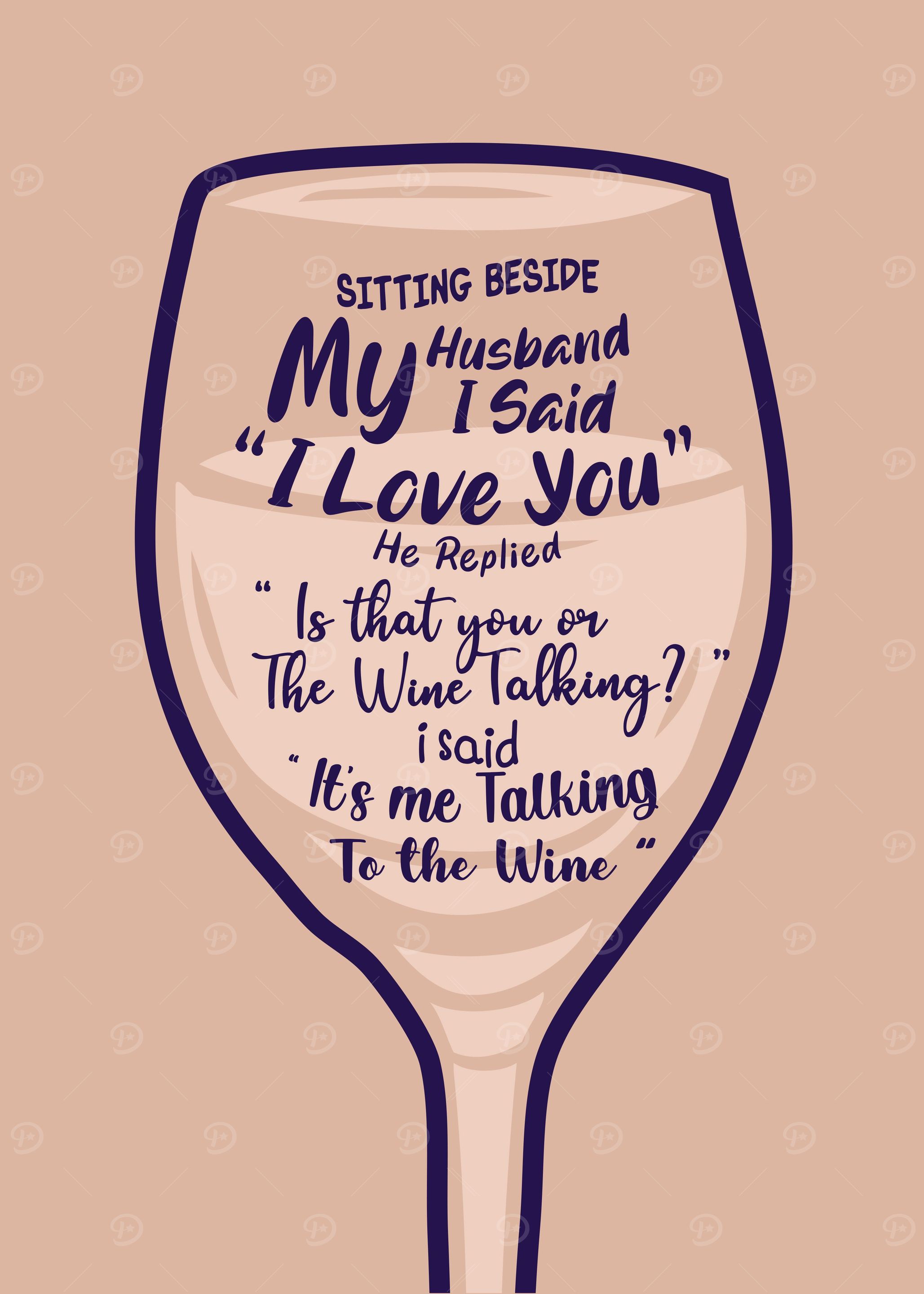 Wine I Love You Quote