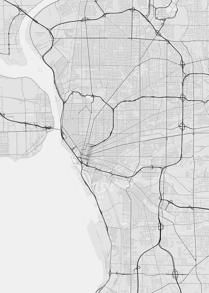 Buffalo USA Map