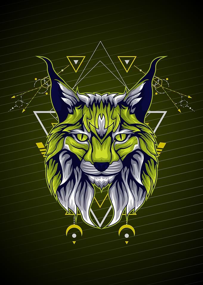 CARACAL CAT RETRO