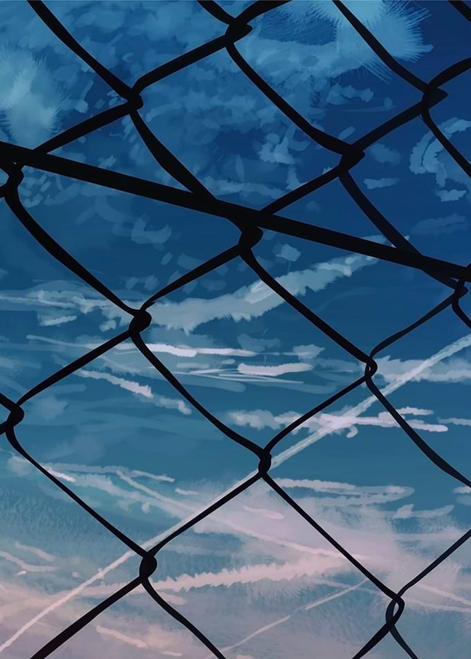 Fence Sunset Multiplate 2