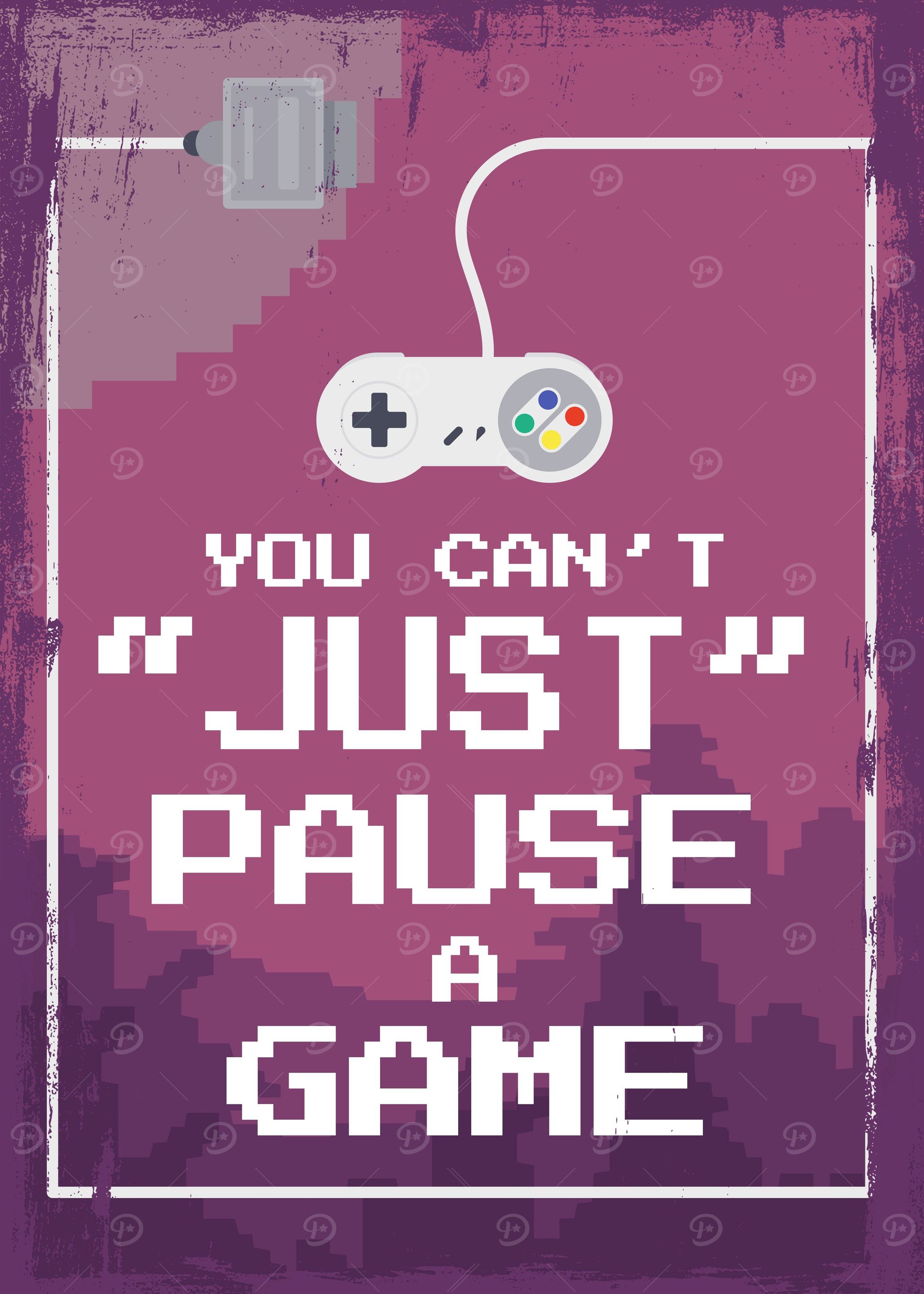 You Can Not Pause A Game
