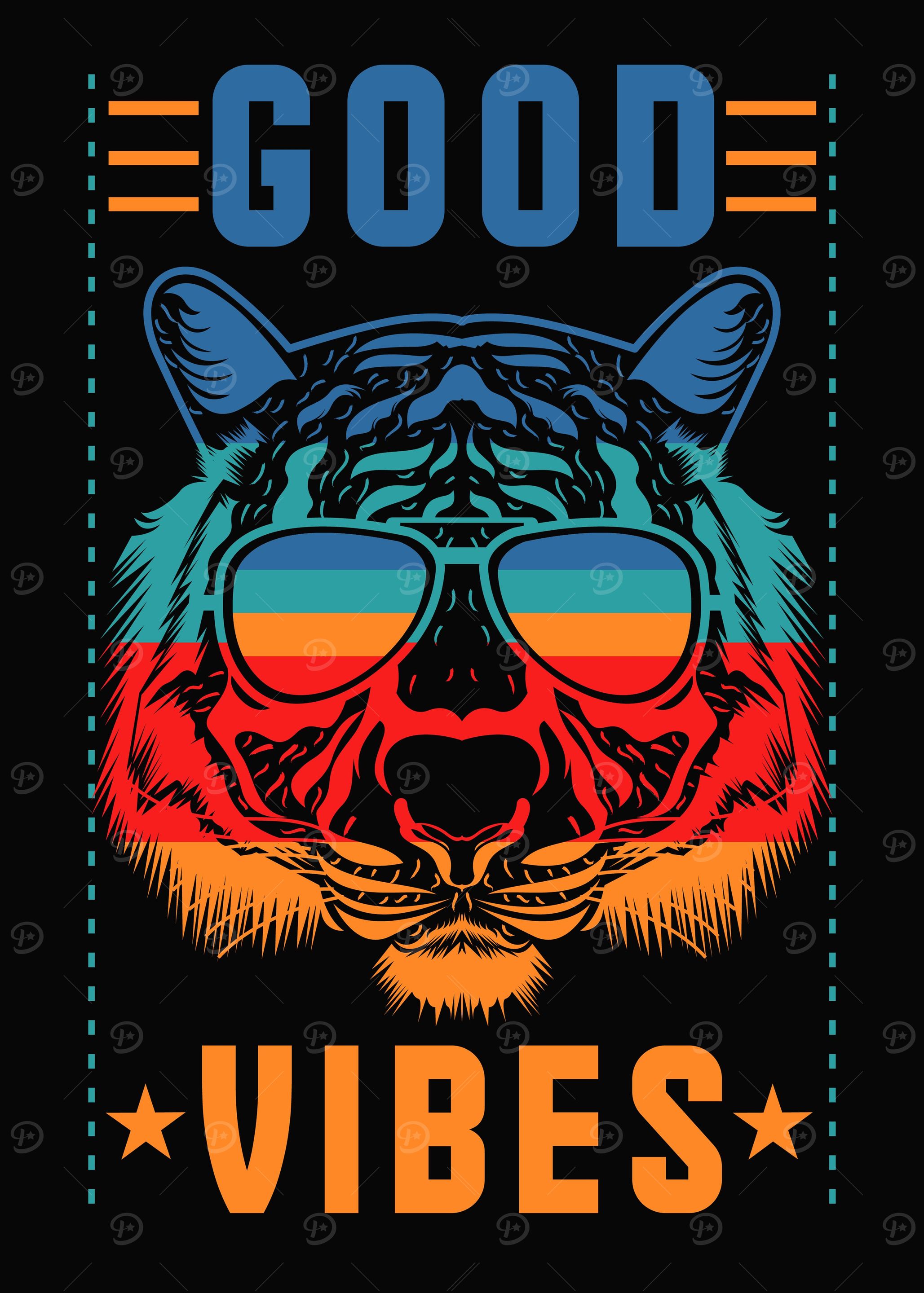 Tiger Animal Good Vibes