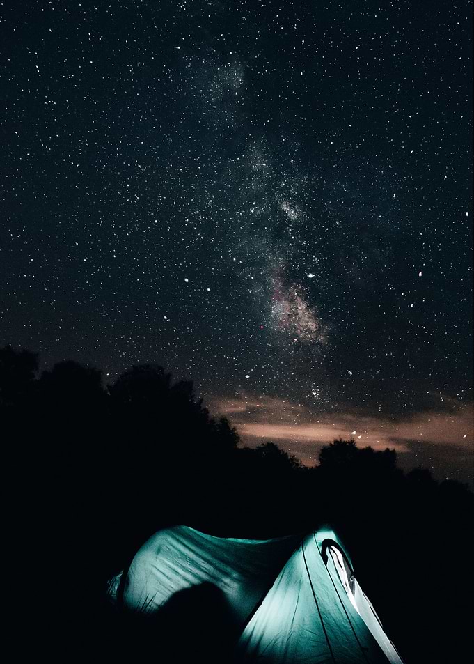 Camping under the MilkyWay