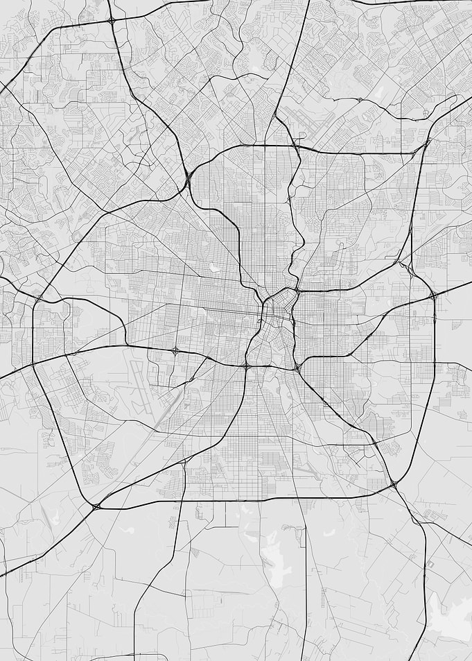 San Antonio USA Map