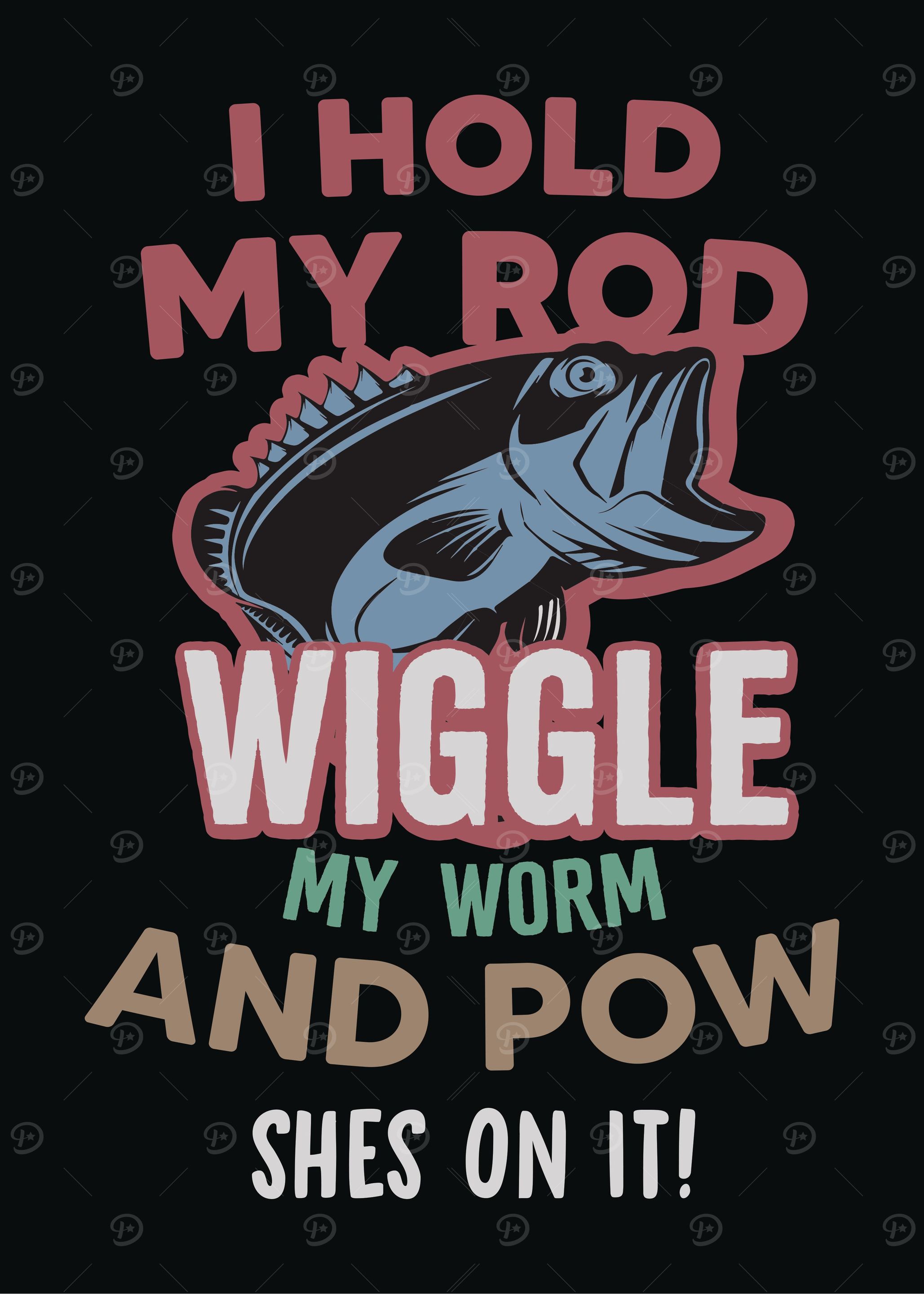 Fishing I Hold Rod