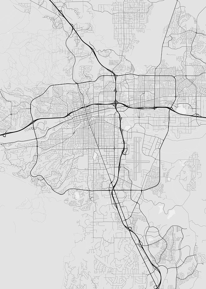 Reno USA Map