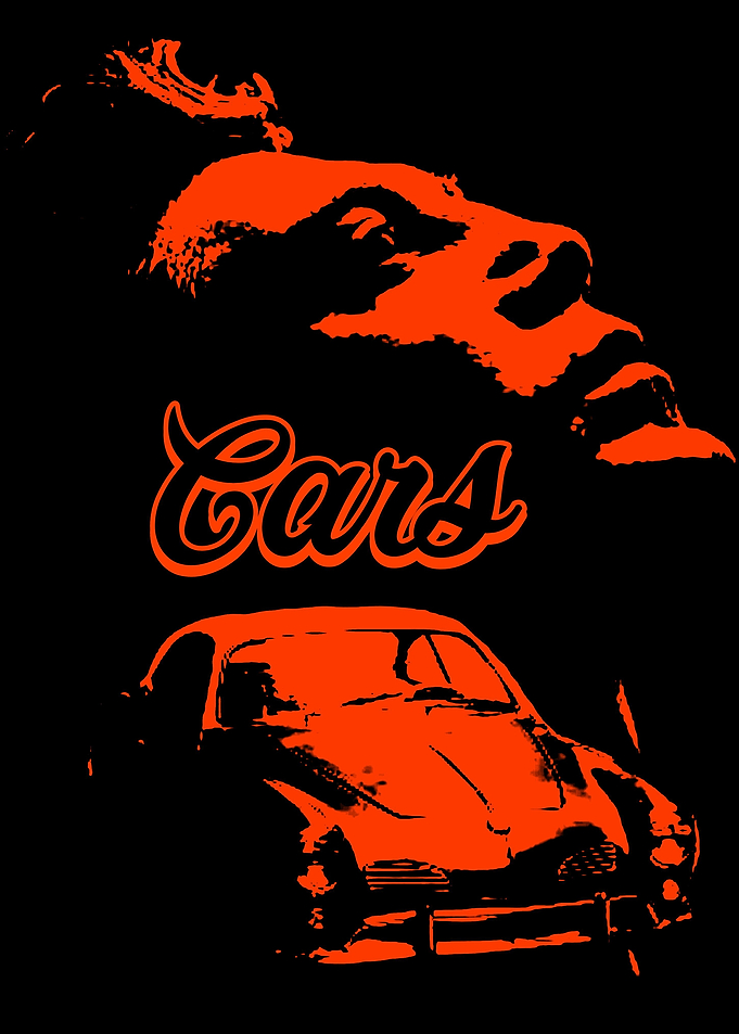 face and car