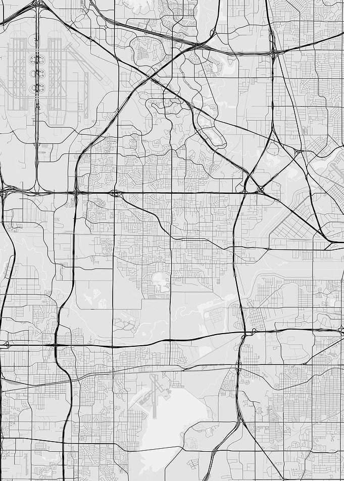 Irving USA Map