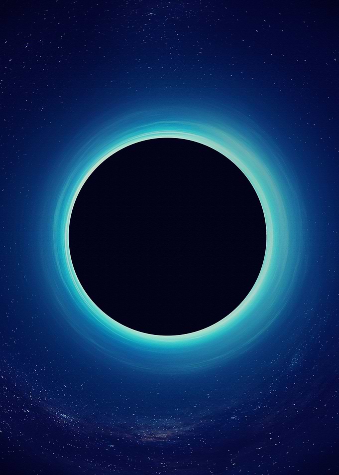 space blue ring