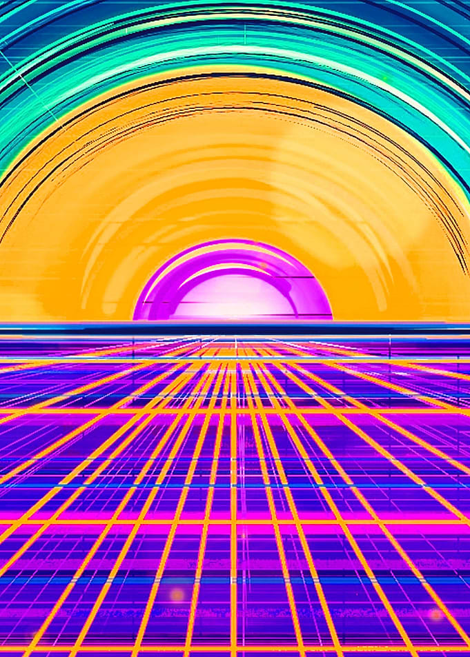 The pattern abstract retro