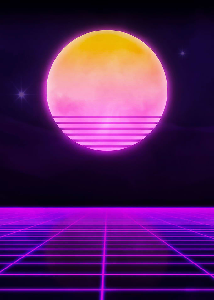 The abstract retro wave