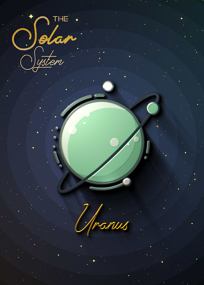 URANUS FLAT SOLAR SYSTEM