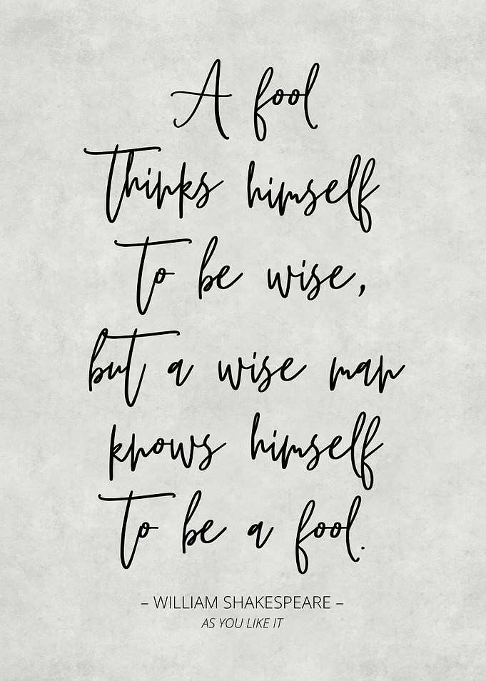 Classic Shakespeare Quote