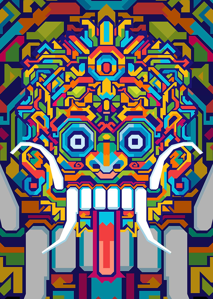 BARONG HEAD POP ART