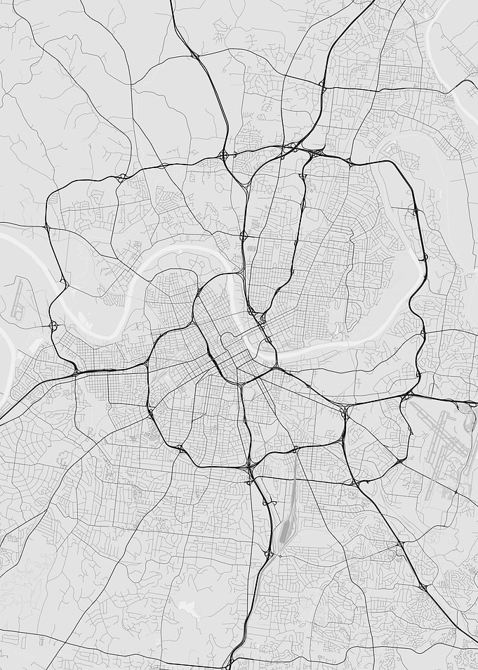 Nashville USA Map
