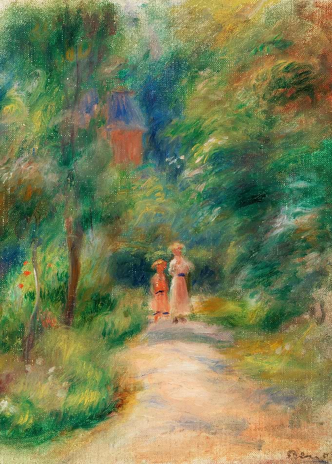 Two Figures on a Path