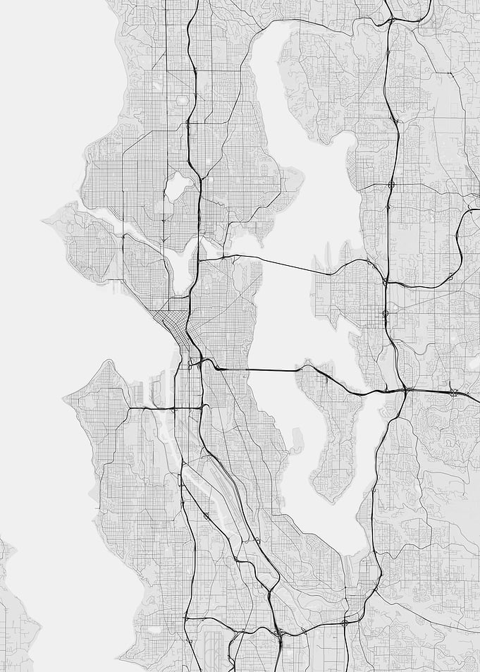 Seattle USA Map