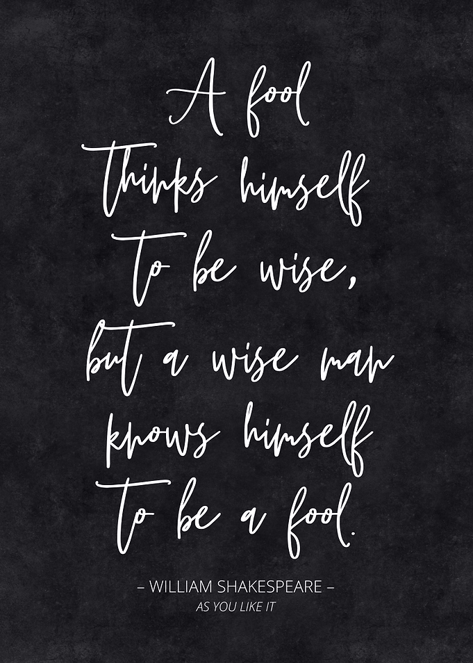 Classic Shakespeare Quote