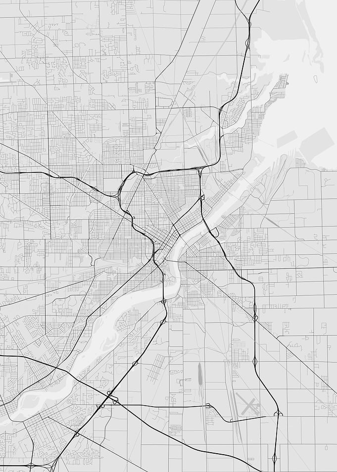 Toledo USA Map