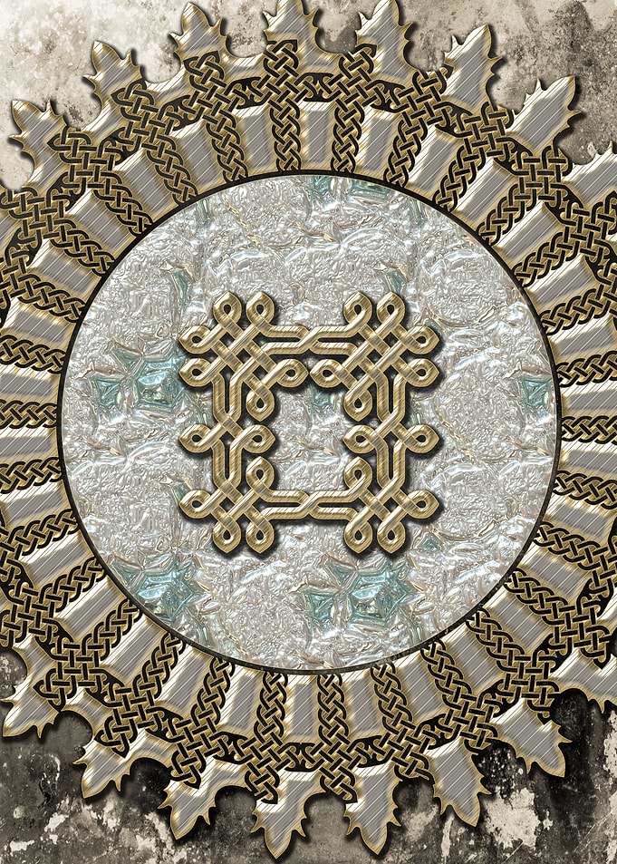 Elegant celtic knot