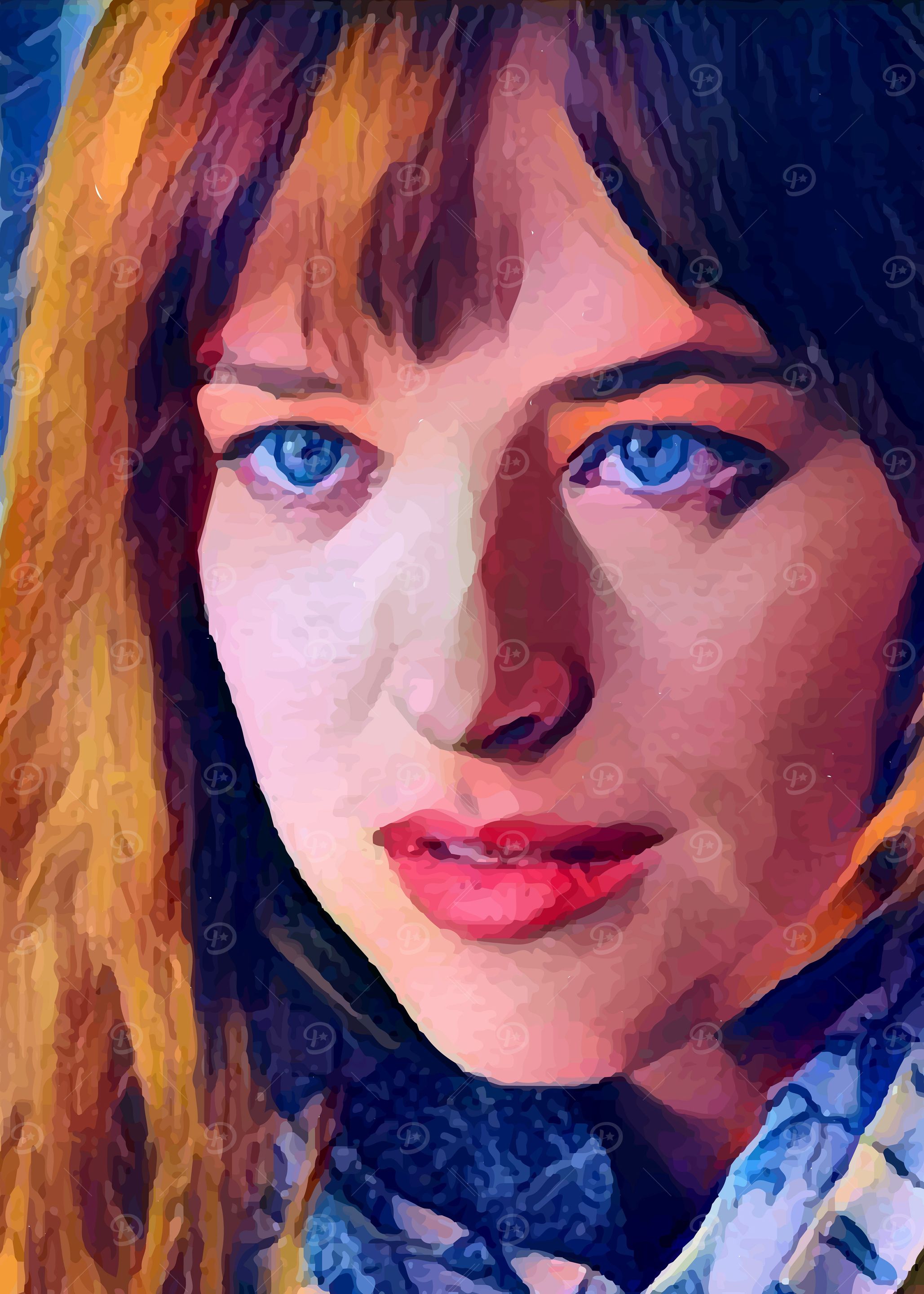 Blue Eyes Dakota Johnson