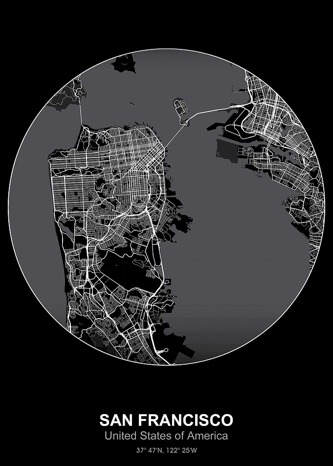 san francisco circle map