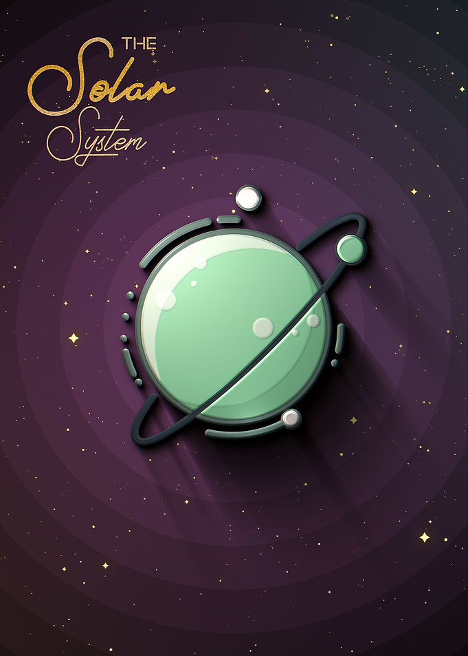 URANUS FLAT SOLAR SYSTEM