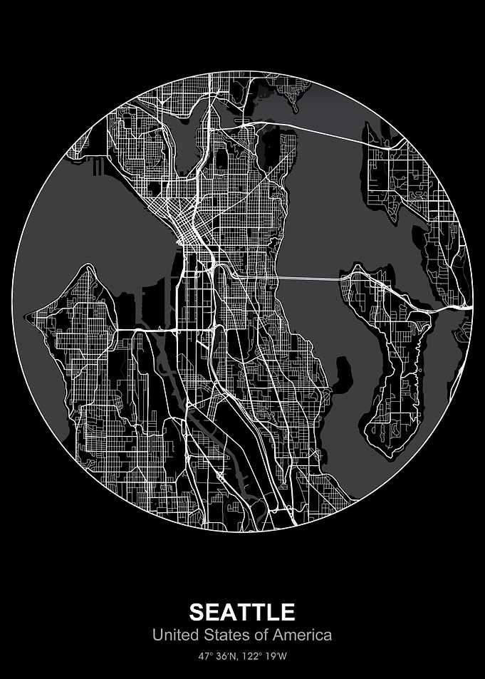 seattle circle map