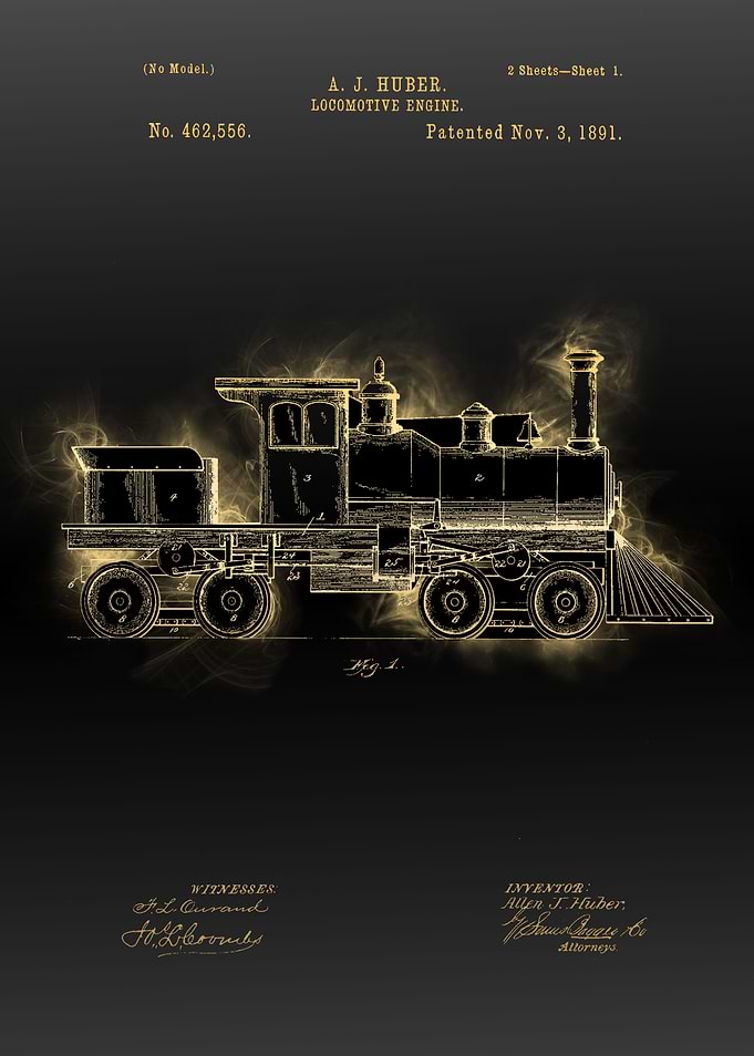 locomotive patent black 2