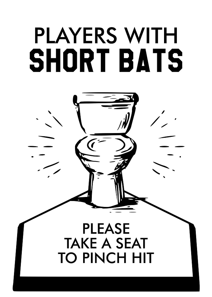 Funny Bathroom Pinch Hit
