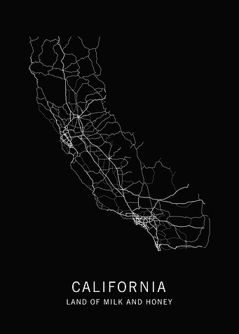 California State Road Map
