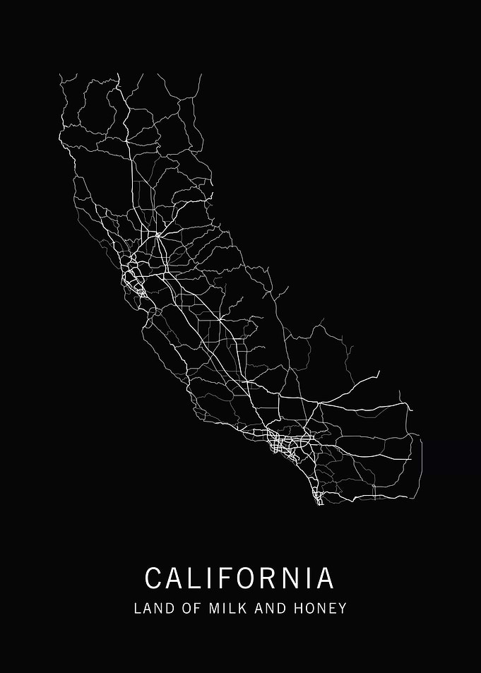 California State Road Map