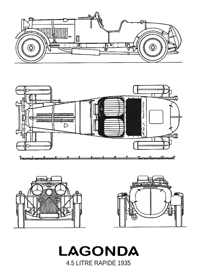 BNW Lagonda 45 Litre Rapi