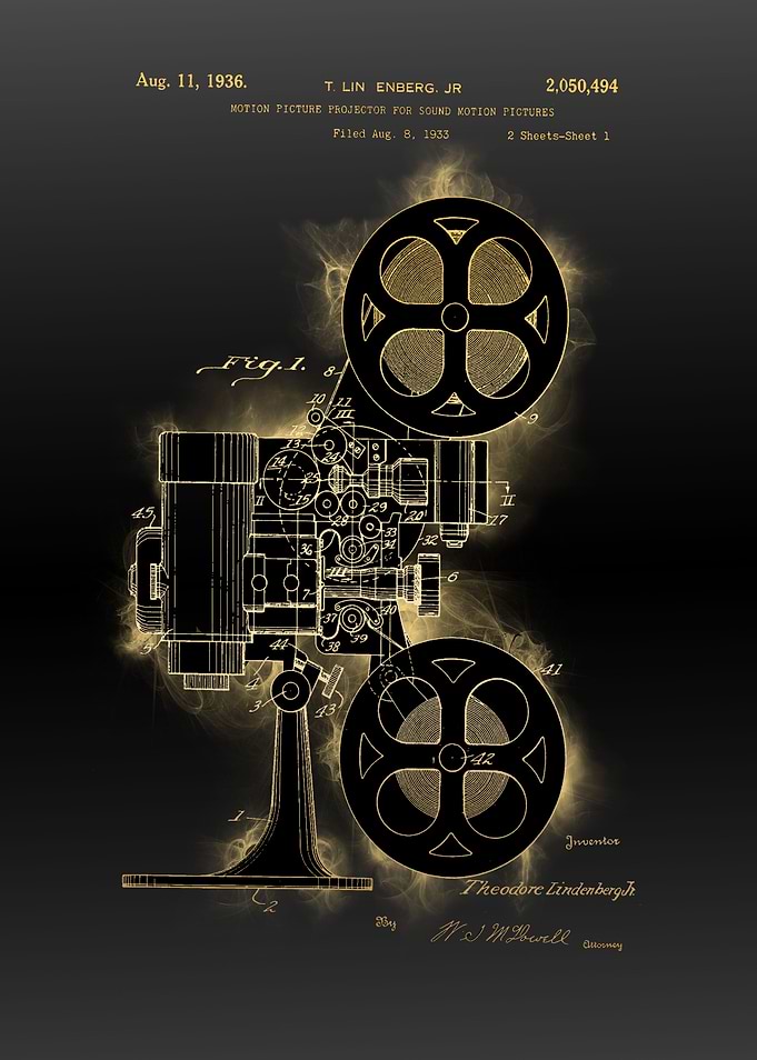 motion projector patent