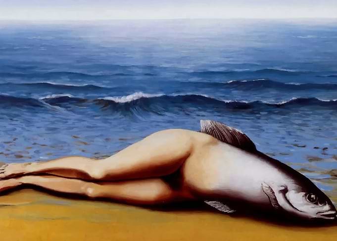 Rene Magritte humanfish
