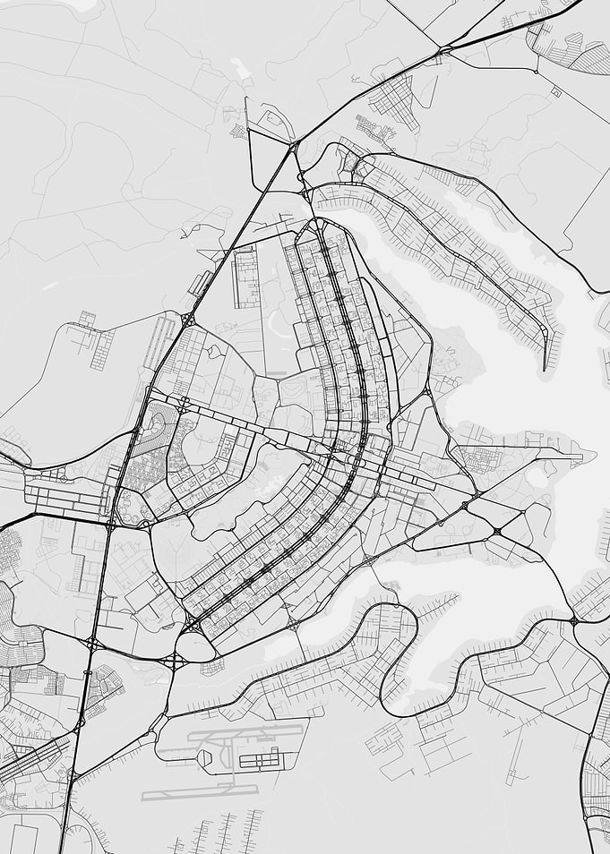 Brasilia Brazil Map