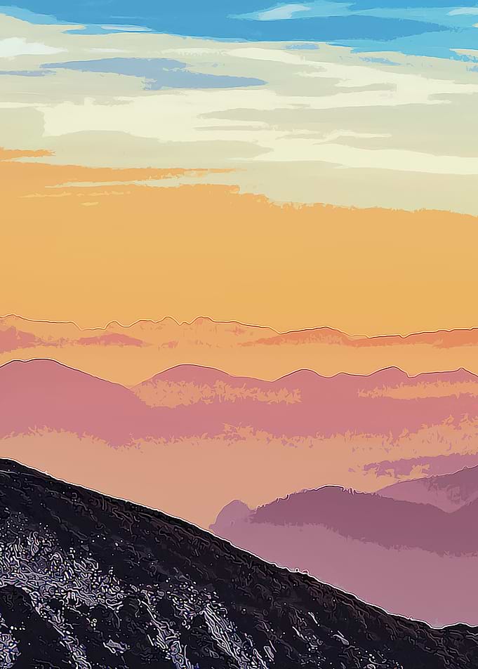 WONDERFUL SUNSET SCENERY