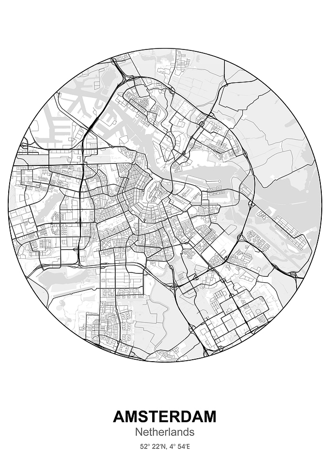 amsterdam circle map