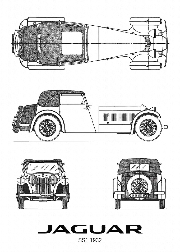 BNW Jaguar SS1 1932