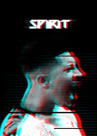 Glitch poster sport