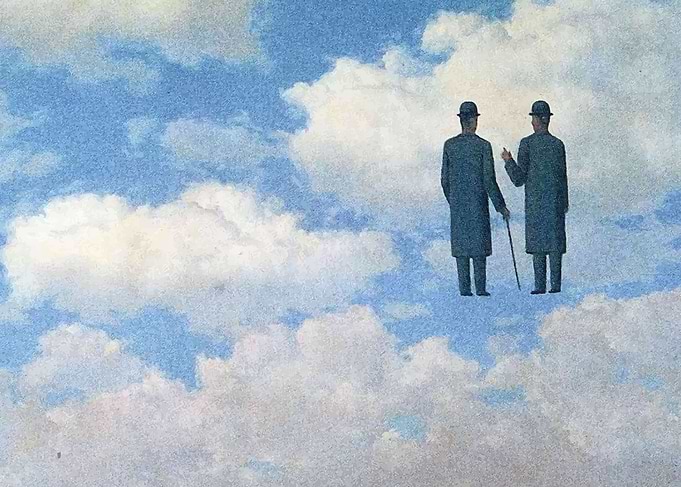 Rene Magritte sky