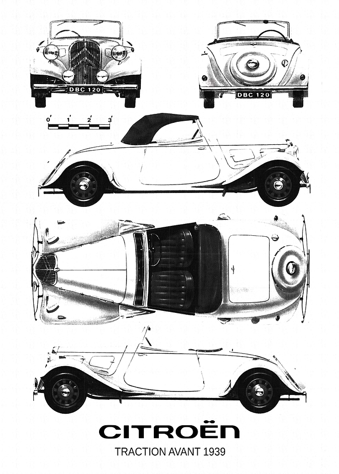 BNW Citron Traction Avant