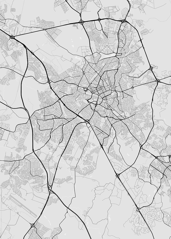 Campinas Brazil Map