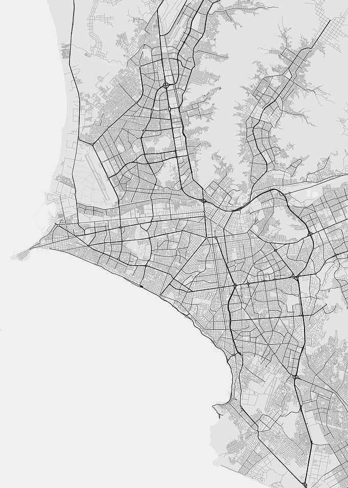 Lima Peru Map