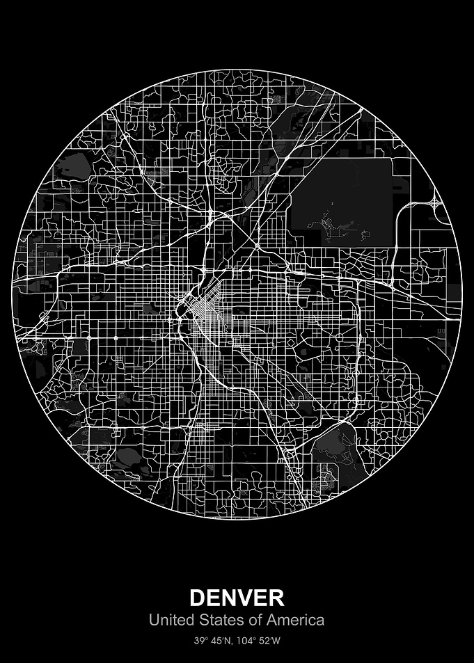 denver circle map