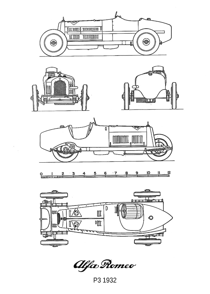 BNW Alfa Romeo P3 1932