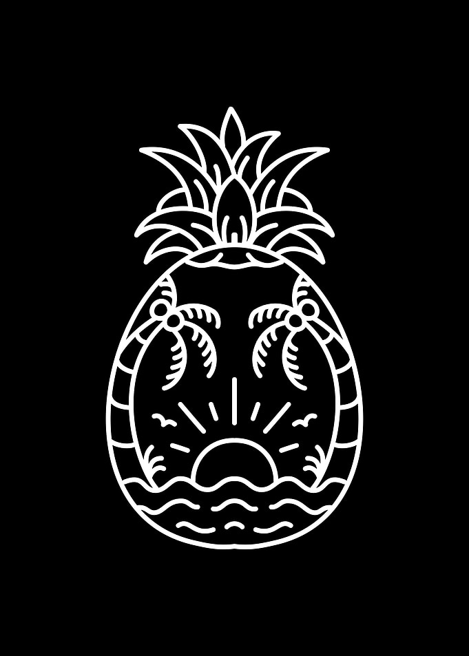 Beach Pineapple