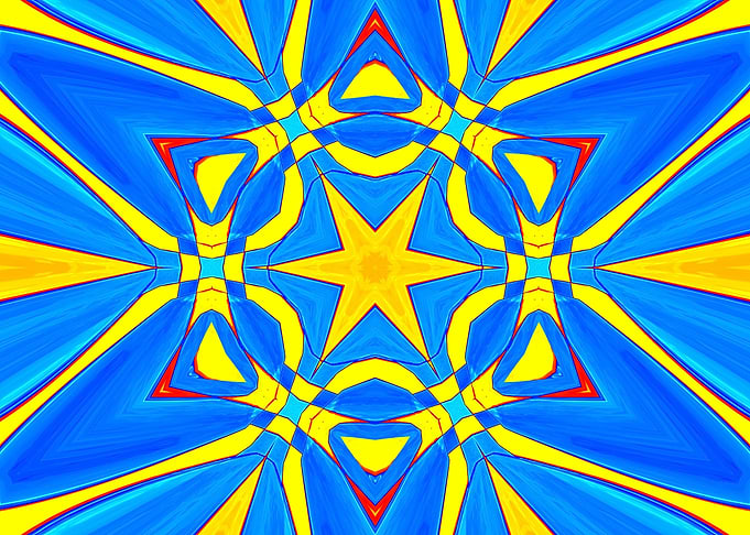 6 Pointed Yellow Star
