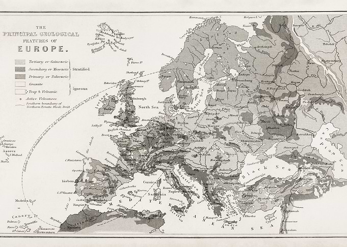 Old Europe Geological map